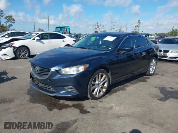 ✅ 2016 Mazda 6 i Touring • VIN: JM1GJ1V58G1461764 • Lot: 43725479. Wystawiony na IAAI z przebiegiem 188 500 mil. Bezpłatny archiwum sprzedaży aukcyjnych z USA i szczegółowy raport historii pojazdu na DreamBid. Zdjęcie 2.