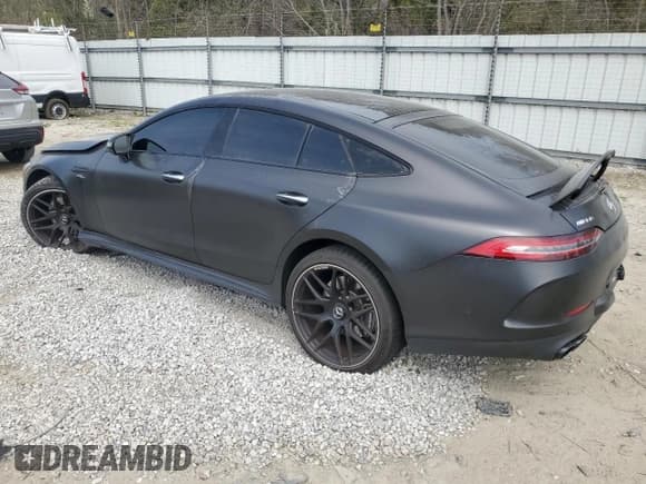 ✅ 2021 Mercedes-Benz AMG GT 53 • VIN: W1K7X6BB5MA036168 • Lot: 51135585. Listed on Copart with 31,820 mi. Free auction sales archive from the USA and detailed vehicle history report at DreamBid. Image 2.