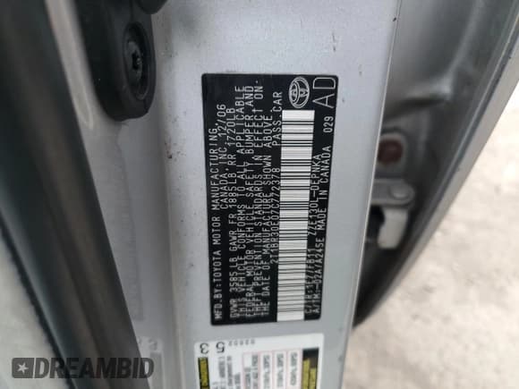 ✅ 2007 Toyota Corolla LE • VIN: 2T1BR30E07C772378 • Лот: 92955445. Опубликован ранее на Copart с пробегом 97 507 миль. Бесплатный доступ к архиву аукционных продаж из США и подробный отчёт об истории автомобиля на DreamBid. Изображение 12.