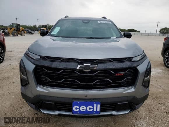 2025 Chevrolet Equinox AWD RS с VIN 3GNAXTEGXSL286055, выставлен на аукционе Copart как лот 53403435 с пробегом 22 миль миль и Чистый • Clean title. История ставок и продаж доступна на DreamBid. Изображение 5.