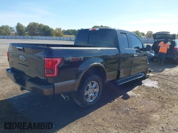 ✅ 2015 Ford F-150 XLT • VIN: 1FTFX1EF7FKD32944 • Lot: 43654952. Listed on IAAI with 91,663 mi. Free auction sales archive from the USA and detailed vehicle history report at DreamBid. Image 4.