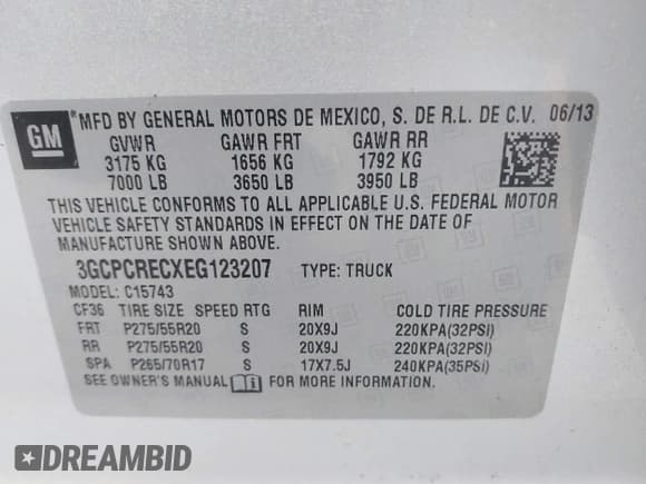 ✅ 2014 Chevrolet Silverado 1500 LT • VIN: 3GCPCRECXEG123207 • Лот: 43247681. Опубликован ранее на IAAI с пробегом 212 184 миль. Бесплатный доступ к архиву аукционных продаж из США и подробный отчёт об истории автомобиля на DreamBid. Изображение 9.