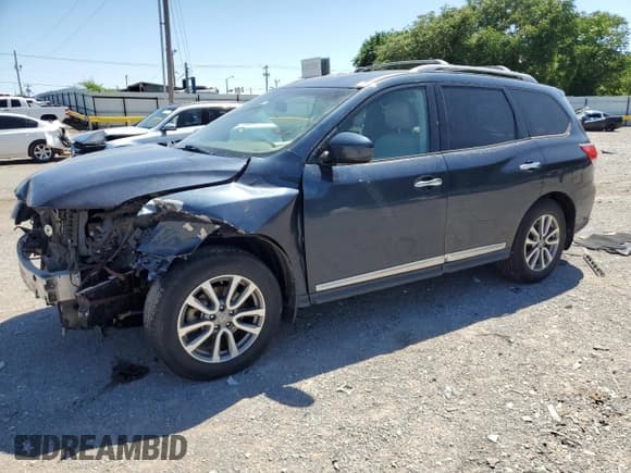 ✅ 2013 Nissan Pathfinder SL • VIN: 5N1AR2MM8DC611199 • Lot: 57579005. Listed on Copart with 153,660 mi. Free auction sales archive from the USA and detailed vehicle history report at DreamBid. Image 1.