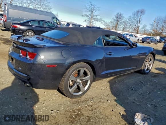 ✅ 2011 Chevrolet Camaro 2LT • VIN: 2G1FC3DDXB9190634 • Lot: 96113025. Listed on Copart with Not provided. Free auction sales archive from the USA and detailed vehicle history report at DreamBid. Image 3.