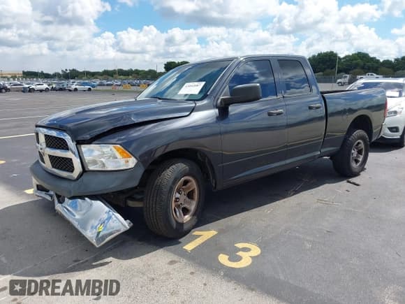 ✅ 2013 Ram 1500 Express • VIN: 1C6RR6FT7DS550721 • Lot: 43052087. Listed on IAAI with 98,482 mi. Free auction sales archive from the USA and detailed vehicle history report at DreamBid. Image 2.