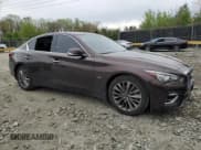 ✅ 2020 Infiniti Q50 Luxe • VIN: JN1EV7AR6LM251313 • Lot: 51211545. Listed on Copart with 43,335 mi. Free auction sales archive from the USA and detailed vehicle history report at DreamBid. Image 4.