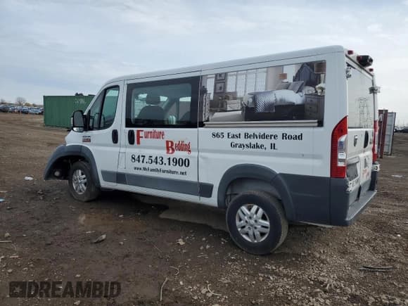 ✅ 2016 Ram ProMaster Cargo • VIN: 3C6TRVAG4GE110571 • Lot: 54731895. Listed on Copart with 86,041 mi. Free auction sales archive from the USA and detailed vehicle history report at DreamBid. Image 2.