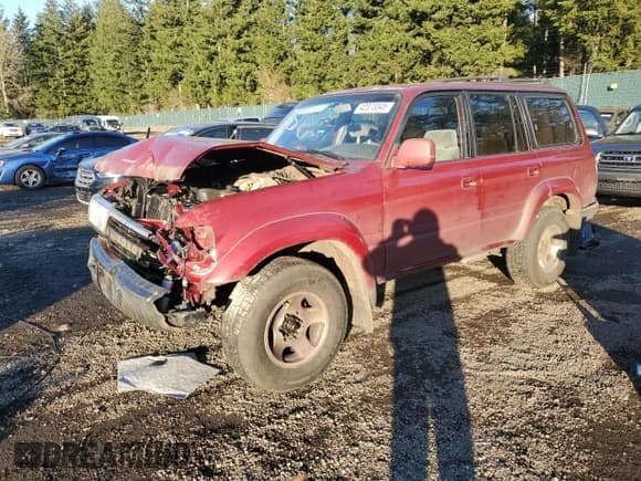 ✅ 1994 Toyota Land Cruiser • VIN: JT3DJ81W3R0089015 • Lot: 42373345. Listed on Copart with 245,466 mi. Free auction sales archive from the USA and detailed vehicle history report at DreamBid. Image 1.