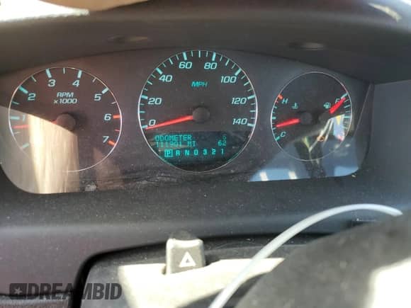 2010 Chevrolet Impala LT with VIN 2G1WB5EK6A1226621, listed as a Copart auction lot 82381125 with 111,901 mi miles and Salvage title. Bid and sale history available at DreamBid. Image 9.