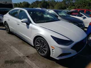 2021 Hyundai Sonata Limited z VIN 5NPEH4J29MH119311, wystawiony jako Copart lot #62282042 z przebiegiem 5 468 mil mil oraz . Historia ofert i sprzedaży dostępna na DreamBid. Obrazek 1.