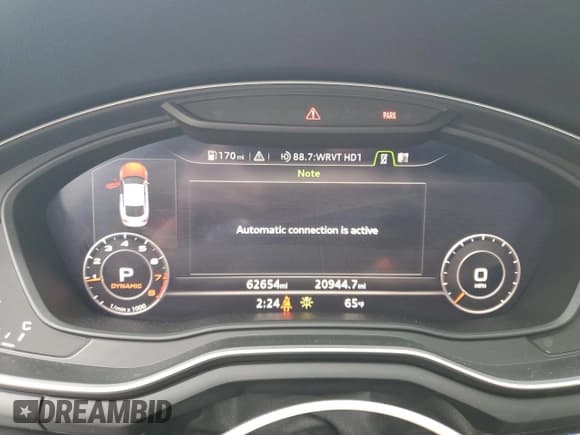 ✅ 2019 Audi A5 Sportback Premium Plus • VIN: WAUENCF53KA007515 • Lot: 69801105. Wystawiony na Copart z przebiegiem 62 654 mil. Bezpłatny archiwum sprzedaży aukcyjnych z USA i szczegółowy raport historii pojazdu na DreamBid. Zdjęcie 9.