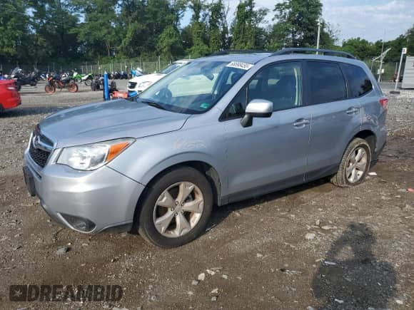 2015 Subaru Forester Premium с VIN JF2SJADC2FG458303, выставлен на аукционе Copart как лот 68898455 с пробегом 117 565 миль миль и Списание • Salvage title. История ставок и продаж доступна на DreamBid. Изображение 1.