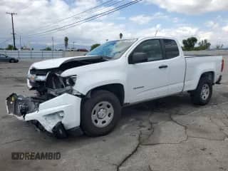 2019 Chevrolet Colorado 2WD Work Truck with VIN 1GCHSBEN2K1269370, listed as a Copart auction lot 56996145 with 59,198 mi miles and Salvage title. Bid and sale history available at DreamBid. Image 1.