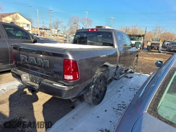 ✅ 2021 Ram 1500 Express • VIN: 1C6RR7FG1MS549542 • Lot: 96335885. Listed on Copart with 130,432 mi. Free auction sales archive from the USA and detailed vehicle history report at DreamBid. Image 4.