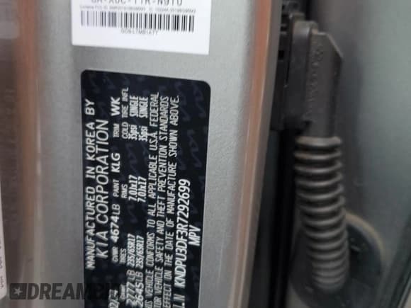 ✅ 2024 Kia Sportage LX • VIN: KNDPU3DF3R7292699 • Lot: 89852965. Listed on Copart with 39,622 mi. Free auction sales archive from the USA and detailed vehicle history report at DreamBid. Image 13.