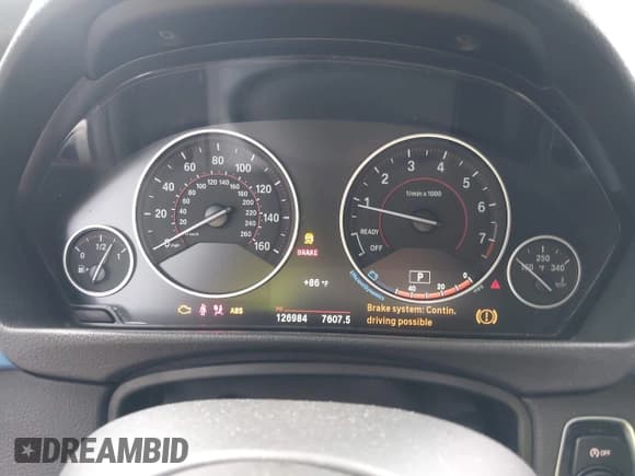 ✅ 2016 BMW 3 Series 328i • VIN: WBA8E9G50GNT84852 • Lot: 43301379. Listed on IAAI with 126,984 mi. Free auction sales archive from the USA and detailed vehicle history report at DreamBid. Image 7.