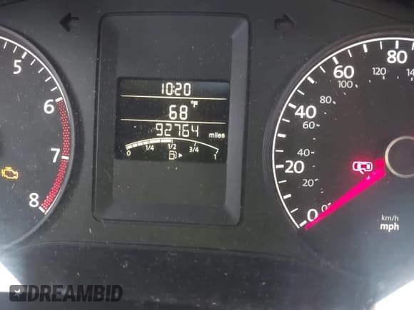 ✅ 2012 Volkswagen Jetta S • VIN: 3VW1K7AJXCM382289 • Lot: 41631292. Listed on IAAI with 92,764 mi. Free auction sales archive from the USA and detailed vehicle history report at DreamBid. Image 7.