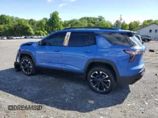 2025 Chevrolet Equinox AWD RS с VIN 3GNAXTEG8SL174077, выставлен на аукционе Copart как лот 58030455 с пробегом 7 368 миль миль и Списание • Salvage title. История ставок и продаж доступна на DreamBid. Изображение 2.