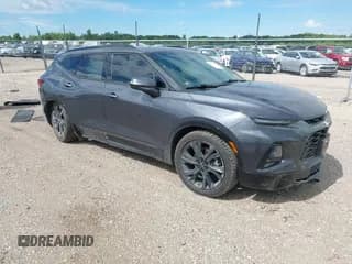 ✅ 2021 Chevrolet Blazer RS • VIN: 3GNKBKRS2MS542967 • Lot: 42617417. Listed on IAAI with 48,571 mi. Free auction sales archive from the USA and detailed vehicle history report at DreamBid. Image 1.