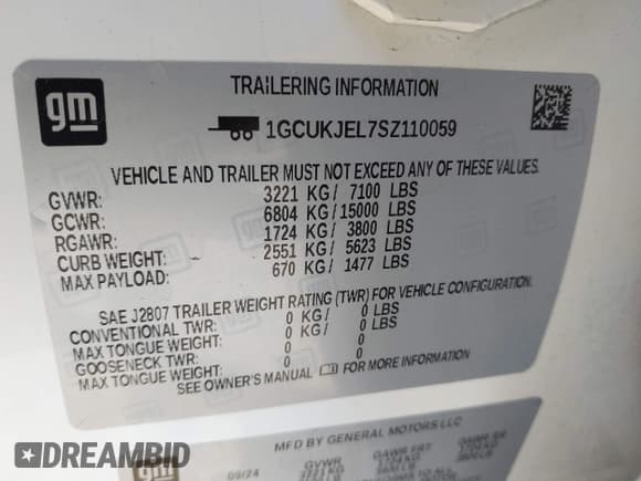 ✅ 2025 Chevrolet Silverado 1500 High Country • VIN: 1GCUKJEL7SZ110059 • Лот: 43449624. Опубликован ранее на IAAI с пробегом 20 466 миль. Бесплатный доступ к архиву аукционных продаж из США и подробный отчёт об истории автомобиля на DreamBid. Изображение 9.