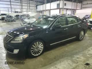 2014 Hyundai Equus Signature с VIN KMHGH4JH1EU074140, выставлен на аукционе Copart как лот 45452505 с пробегом 74 700 миль миль и Списание • Salvage title. История ставок и продаж доступна на DreamBid. Изображение 1.