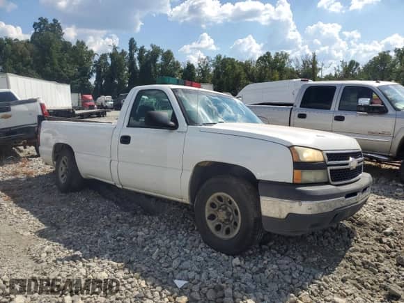 2006 Chevrolet Silverado 1500 Work Truck z VIN 3GCEC14VX6G176163, wystawiony jako Copart lot #81548865 z przebiegiem 137 783 mil mil oraz Szkoda całkowita • Salvage title. Historia ofert i sprzedaży dostępna na DreamBid. Obrazek 4.