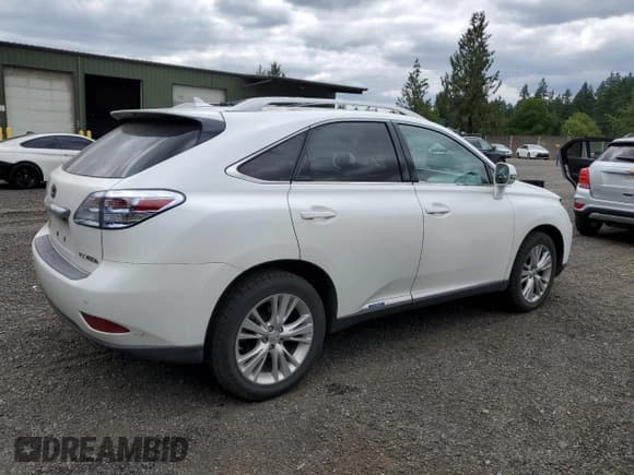 ✅ 2012 Lexus RX 450h • VIN: JTJBC1BA1C2434591 • Lot: 61267715. Listed on Copart with 108,248 mi. Free auction sales archive from the USA and detailed vehicle history report at DreamBid. Image 3.