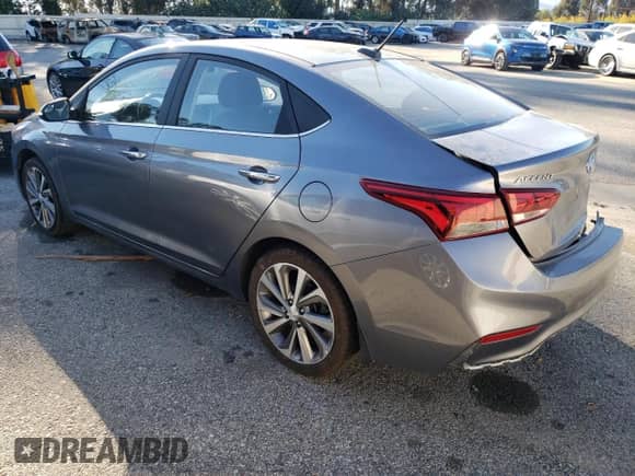 2018 Hyundai Accent Limited with VIN 3KPC34A33JE031594, listed as a Copart auction lot 87111345 with 63,454 mi miles and Salvage title. Bid and sale history available at DreamBid. Image 2.