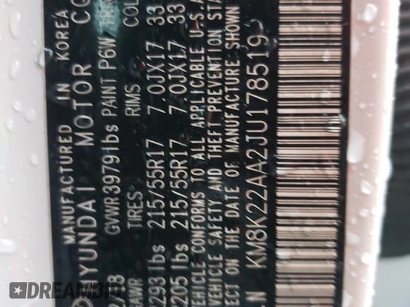 ✅ 2018 Hyundai Kona SEL • VIN: KM8K22AA2JU178519 • Лот: 37932194. Опубликован ранее на Copart с пробегом 140 871 миль. Бесплатный доступ к архиву аукционных продаж из США и подробный отчёт об истории автомобиля на DreamBid. Изображение 12.