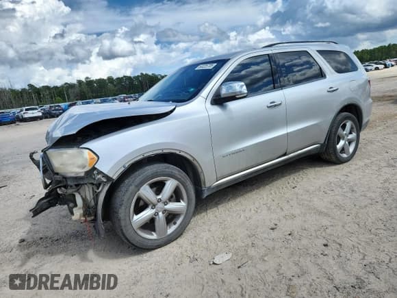 ✅ 2012 Dodge Durango Citadel • VIN: 1C4RDHEG6CC191734 • Lot: 63225705. Listed on Copart with 249,440 mi. Free auction sales archive from the USA and detailed vehicle history report at DreamBid. Image 1.