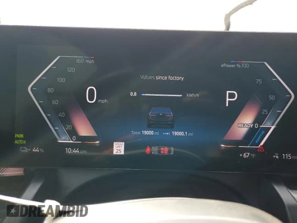 ✅ 2024 BMW i5 eDrive40 • VIN: WBY33FK01RCR58515 • Lot: 76064474. Listed on Copart with 19,000 mi. Free auction sales archive from the USA and detailed vehicle history report at DreamBid. Image 9.