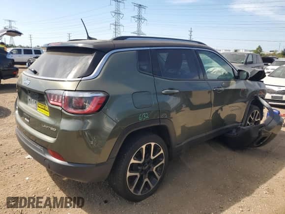 2018 Jeep Compass Limited с VIN 3C4NJDCB7JT246099, выставлен на аукционе Copart как лот 80152675 с пробегом 115 336 миль миль и Списание • Salvage title. История ставок и продаж доступна на DreamBid. Изображение 3.