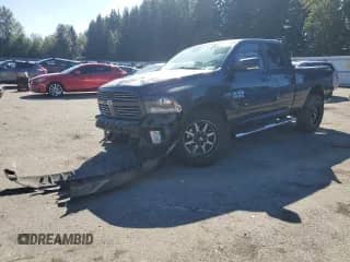 2017 Ram 1500 Sport with VIN 1C6RR7HT9HS597922, listed as a Copart auction lot 82097325 with 82,633 mi miles and Salvage title. Bid and sale history available at DreamBid. Image 1.