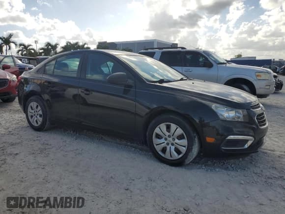 ✅ 2015 Chevrolet Cruze LS • VIN: 1G1PA5SH7F7178444 • Lot: 90308745. Listed on Copart with 74,681 mi. Free auction sales archive from the USA and detailed vehicle history report at DreamBid. Image 4.