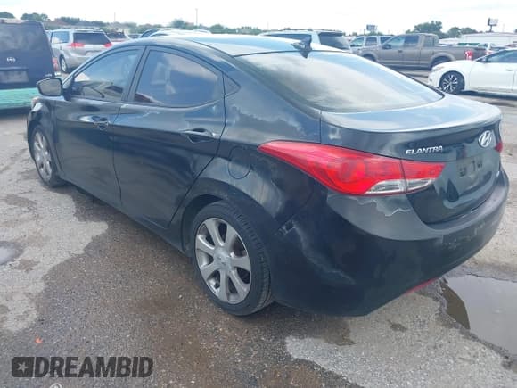✅ 2012 Hyundai Elantra GLS • VIN: 5NPDH4AE4CH100699 • Lot: 42715432. Listed on IAAI with 178,412 mi. Free auction sales archive from the USA and detailed vehicle history report at DreamBid. Image 3.