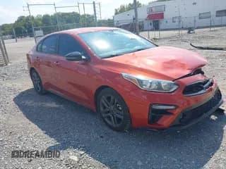 ✅ 2021 Kia Forte GT-Line • VIN: 3KPF34AD5ME313164 • Lot: 43246877. Listed on IAAI with 79,145 mi. Free auction sales archive from the USA and detailed vehicle history report at DreamBid. Image 1.