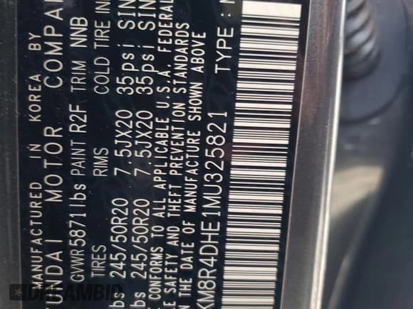 ✅ 2021 Hyundai Palisade SEL • VIN: KM8R4DHE1MU325821 • Лот: 57128704. Опубликован ранее на Copart с пробегом 45 214 миль. Бесплатный доступ к архиву аукционных продаж из США и подробный отчёт об истории автомобиля на DreamBid. Изображение 16.