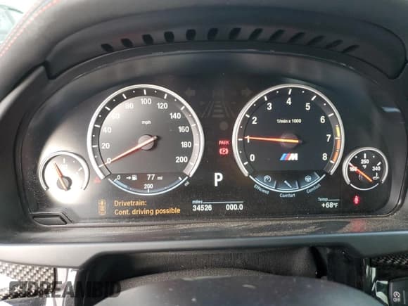 ✅ 2019 BMW X6 M • VIN: 5YMKW8C58K0Y74863 • Lot: 62132433. Listed on Copart with 34,526 mi. Free auction sales archive from the USA and detailed vehicle history report at DreamBid. Image 9.