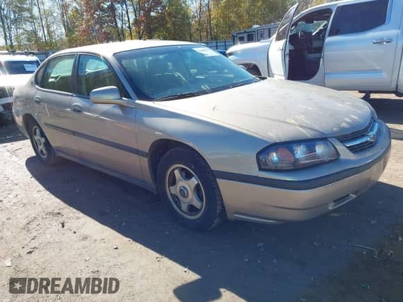 2003 Chevrolet Impala with VIN 2G1WF52K639222632, listed as a IAAI auction lot 43608211 with 61,268 mi miles and . Bid and sale history available at DreamBid. Image 1.
