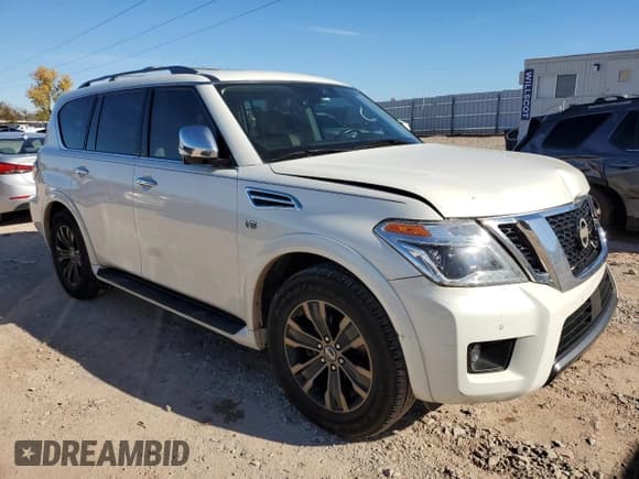 ✅ 2020 Nissan Armada Platinum • VIN: JN8AY2NF0L9360461 • Lot: 81579324. Listed on Copart with 129,982 mi. Free auction sales archive from the USA and detailed vehicle history report at DreamBid. Image 4.