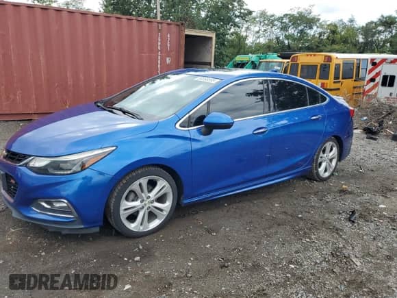 2016 Chevrolet Cruze Premier with VIN 1G1BG5SM0G7312623, listed as a Copart auction lot 80268895 with 115,749 mi miles and Salvage title. Bid and sale history available at DreamBid. Image 1.