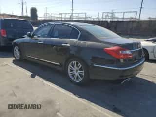 2012 Hyundai Genesis 4.6L z VIN KMHGC4DF0CU174087, wystawiony jako Copart lot #74381354 z przebiegiem 105 731 mil mil oraz Szkoda całkowita • Salvage title. Historia ofert i sprzedaży dostępna na DreamBid. Obrazek 2.