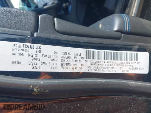 ✅ 2019 Jeep Grand Cherokee Upland • VIN: 1C4RJFAG7KC697607 • Lot: 42532518. Listed on IAAI with 68,558 mi. Free auction sales archive from the USA and detailed vehicle history report at DreamBid. Image 9.