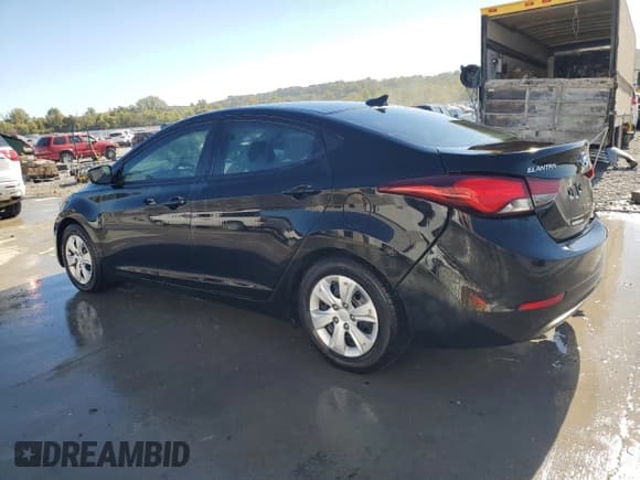 ✅ 2016 Hyundai Elantra SE • VIN: 5NPDH4AE2GH754879 • Lot: 87205725. Listed on Copart with 150,528 mi. Free auction sales archive from the USA and detailed vehicle history report at DreamBid. Image 2.