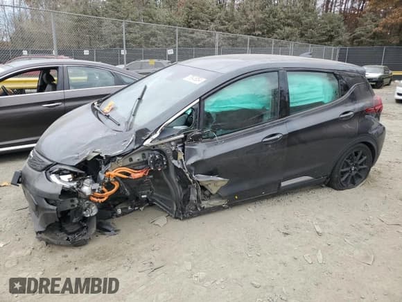 ✅ 2021 Chevrolet Bolt EV LT • VIN: 1G1FY6S02M4103463 • Lot: 79845854. Wystawiony na Copart z przebiegiem 56 437 mil. Bezpłatny archiwum sprzedaży aukcyjnych z USA i szczegółowy raport historii pojazdu na DreamBid. Zdjęcie 1.