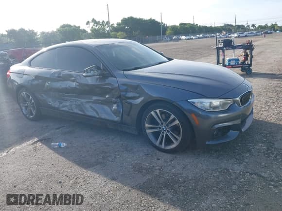 ✅ 2014 BMW 4 Series 428i xDrive • VIN: WBA3N5C57EK196790 • Lot: 40571670. Listed on IAAI with 108,114 mi. Free auction sales archive from the USA and detailed vehicle history report at DreamBid. Image 1.