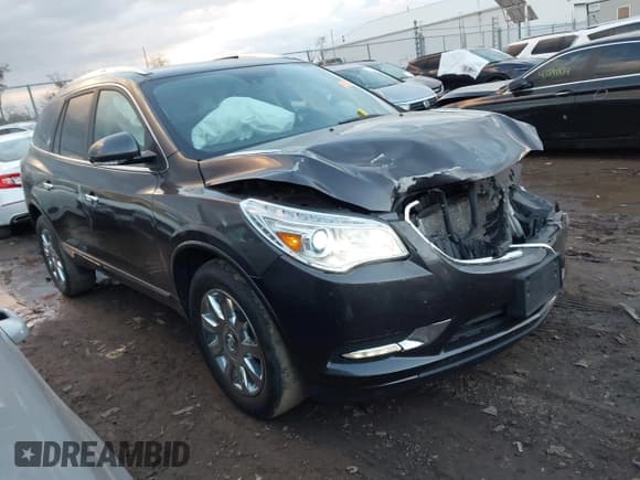 ✅ 2017 Buick Enclave Leather • VIN: 5GAKRBKDXHJ315633 • Lot: 43621164. Wystawiony na IAAI z przebiegiem 117 357 mil. Bezpłatny archiwum sprzedaży aukcyjnych z USA i szczegółowy raport historii pojazdu na DreamBid. Zdjęcie 1.