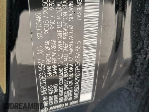 ✅ 1993 Mercedes-Benz 190 • VIN: WDBDA29D7PG056355 • Лот: 46671675. Опубликован ранее на Copart с пробегом 57 789 миль. Бесплатный доступ к архиву аукционных продаж из США и подробный отчёт об истории автомобиля на DreamBid. Изображение 13.