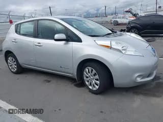 ✅ 2015 Nissan LEAF S • VIN: 1N4AZ0CP6FC326563 • Lot: 43723022. Listed on IAAI with 78,414 mi. Free auction sales archive from the USA and detailed vehicle history report at DreamBid. Image 1.