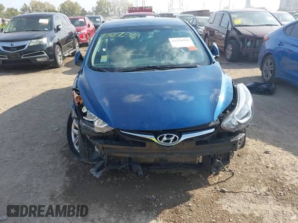 2016 Hyundai Elantra Value Edition with VIN KMHDH4AE0GU480695, listed as a IAAI auction lot 43276584 with 123,743 mi miles and . Bid and sale history available at DreamBid. Image 6.